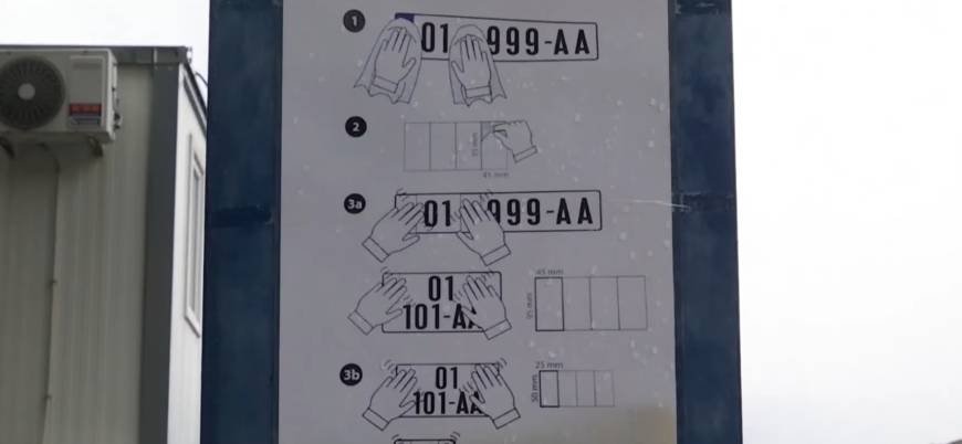 Kosova ve Sırbistan arasındaki plaka krizi sona erdi